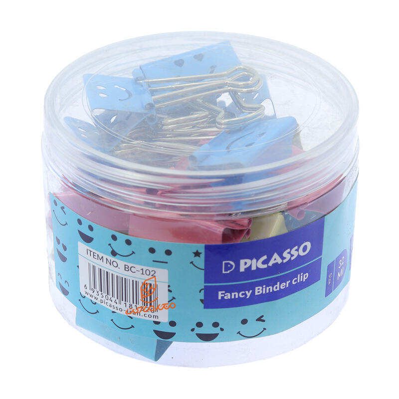 گیره دوبل فانتزی رنگی 32mm پیکاسو picasso (1).jpg