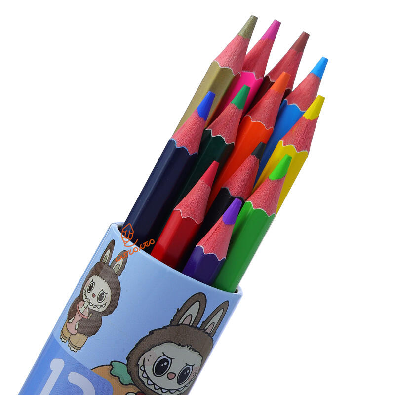 مداد رنگی 12 رنگ استوانه ای طرح لبوبو U-1205 (1).jpg