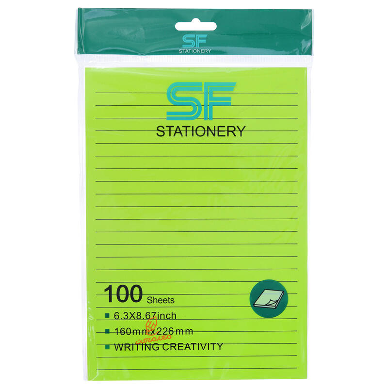 پست ایت (استیک نوت) A5 خط دار اس اف SF