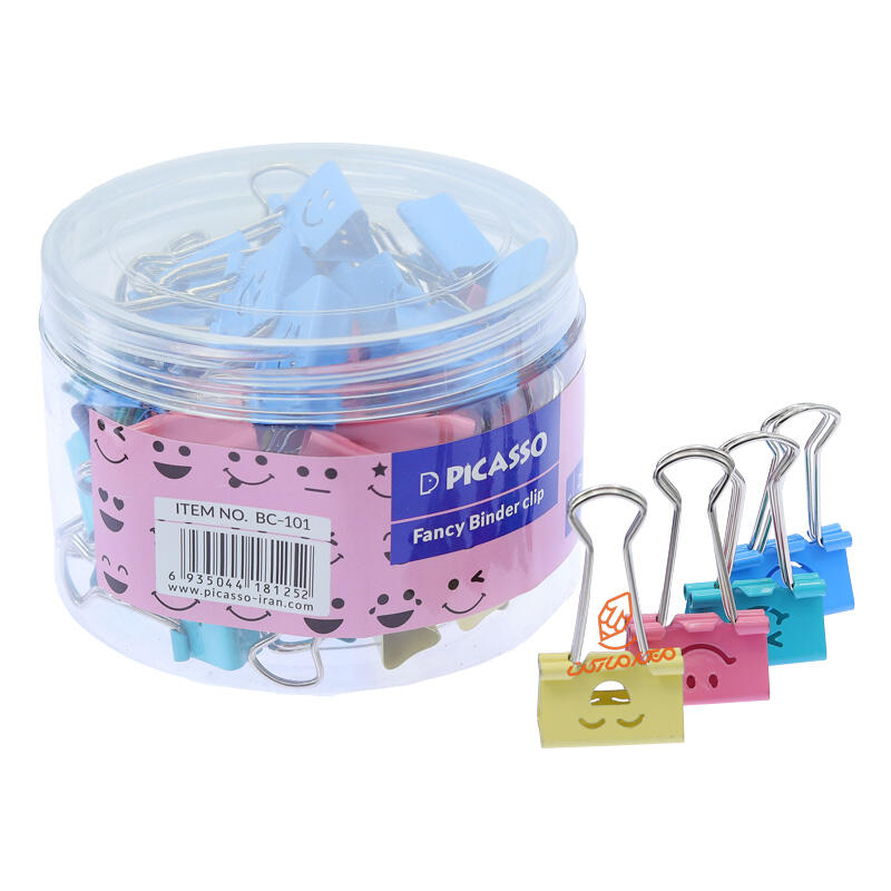 گیره دوبل فانتزی رنگی 25mm پیکاسو picasso