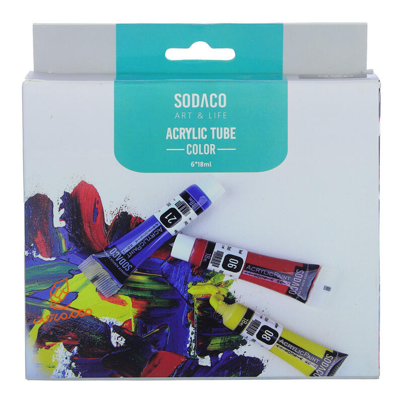 اکریلیک 6 رنگ 18 میل سوداکو SODACO