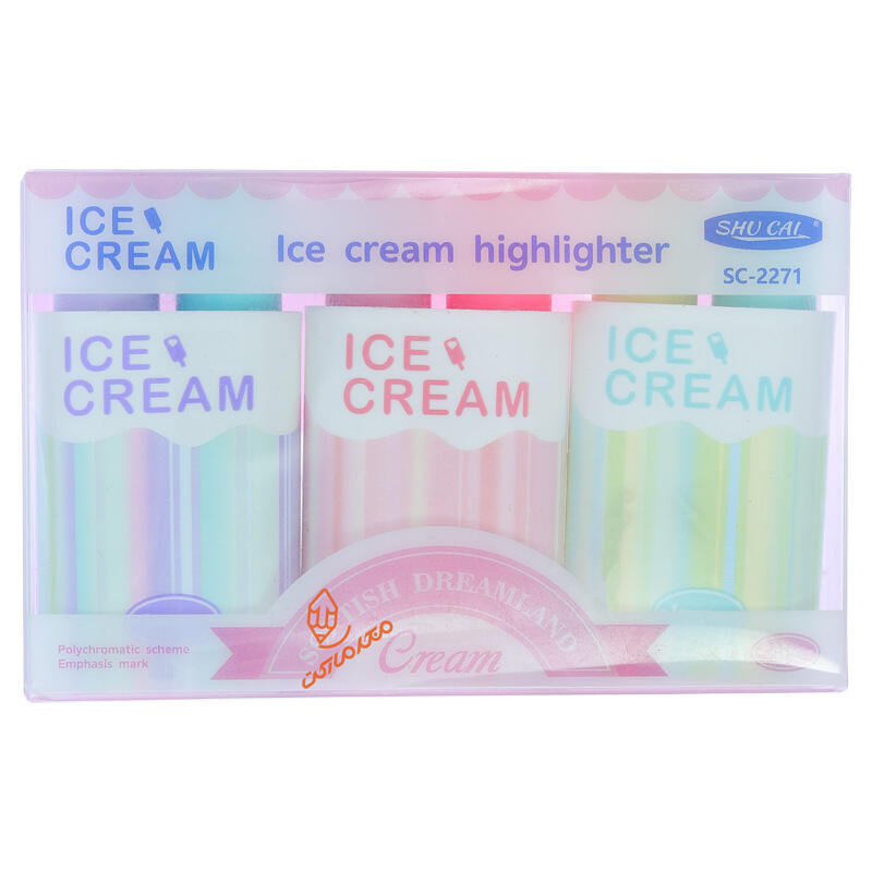 علامت گذار پاستلی 6 رنگ مدل SC-2271 ICE CREAM (7).jpg