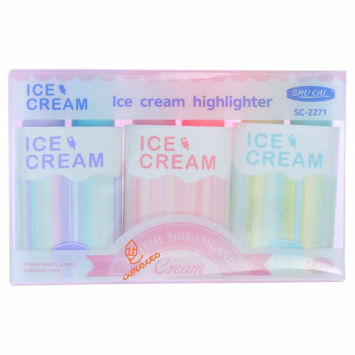 علامت گذار پاستلی 6 رنگ مدل SC-2271 ICE CREAM (7).jpg