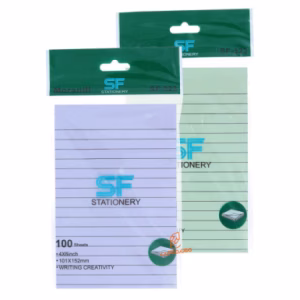 پست ایت (استیک نوت) A6 خط دار موراندی رنگی 323 اس اف SF