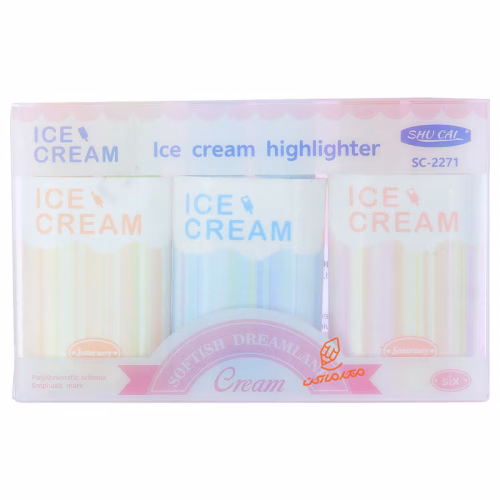 علامت گذار پاستلی 6 رنگ مدل SC-2271 ICE CREAM (2).jpg