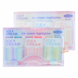 علامت گذار پاستلی 6 رنگ مدل SC-2271 ICE CREAM