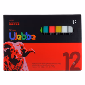 ماژیک اکریلیک 12 رنگ ULEBBE