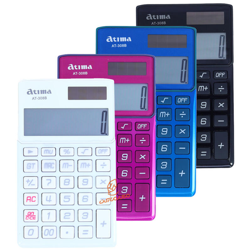 ماشین حساب جیبی 12 رقمی مدل AT-308B آتیما ATIMA.jpg