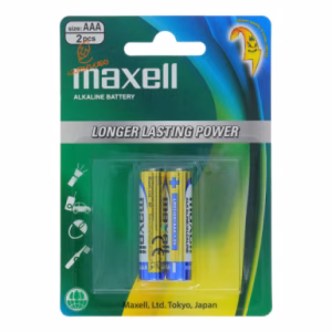 باتری نیم قلمی 2 عددی آلکالاین مکسل Maxell