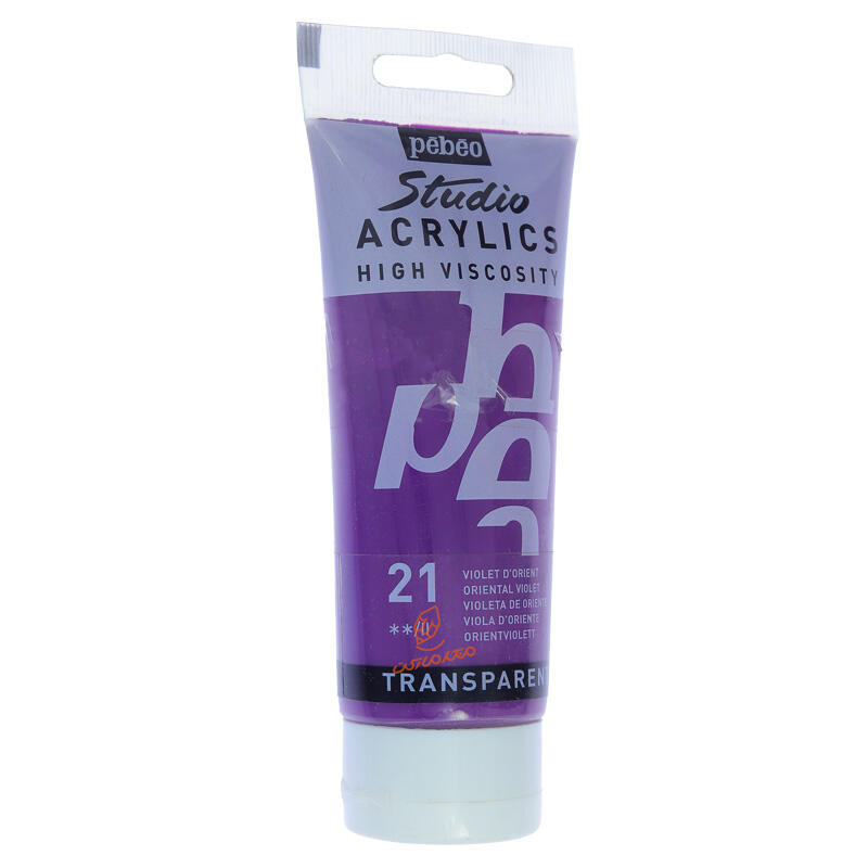 رنگ اکریلیک تک رنگ 100 میل پ ب او PEBEO - Oriental Violet  021.jpg