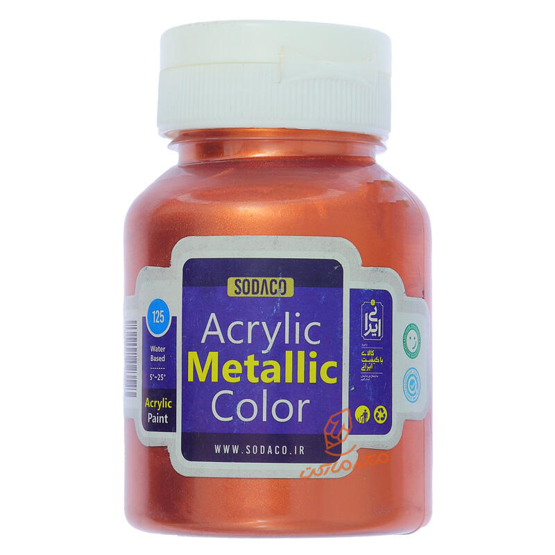 اکریلیک 125 میل Metallic متالیک سوداکو SODACO - مسی سیر 2298.jpg