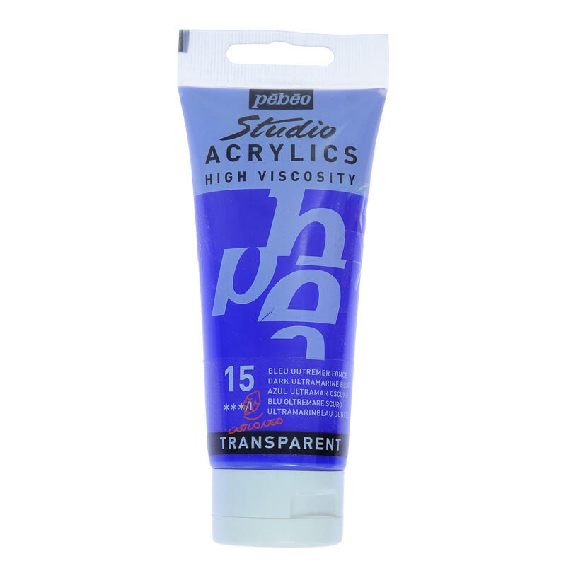 رنگ اکریلیک تک رنگ 100 میل پ ب او PEBEO - Dark Ultramarine Blue  015.jpg