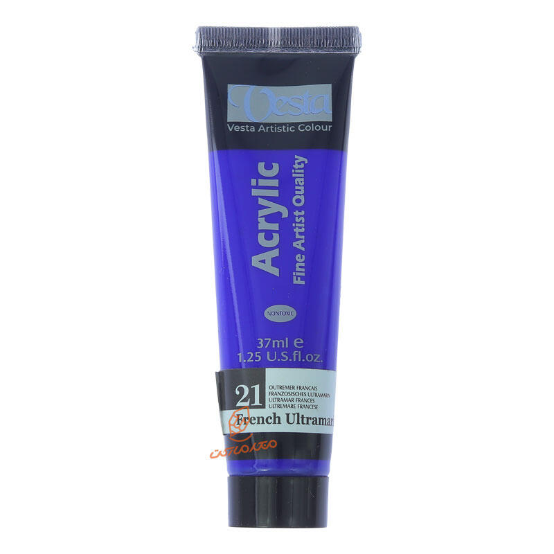 رنگ اکریلیک 37 میل تک رنگ وستا VESTA - French Ultramarine  21.jpg