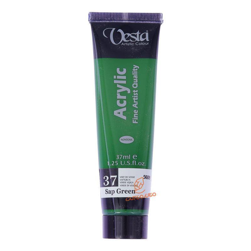 رنگ اکریلیک 37 میل تک رنگ وستا VESTA - Sap Green  37.jpg