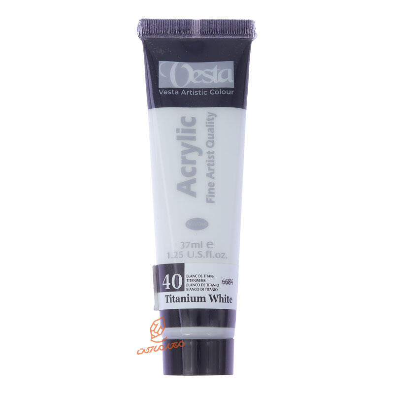 رنگ اکریلیک 37 میل تک رنگ وستا VESTA - Titanium White  40.jpg