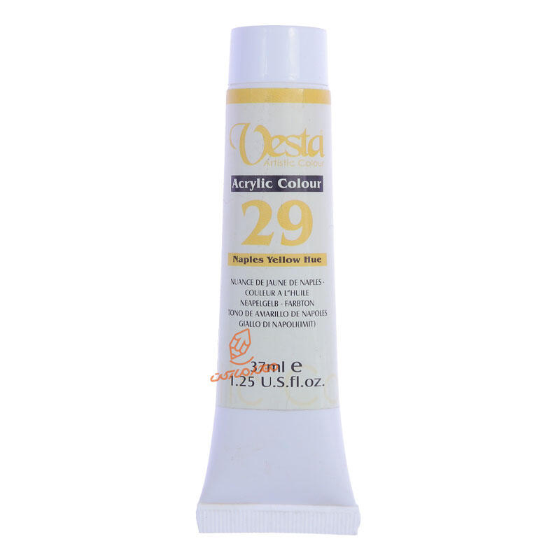 رنگ اکریلیک 37 میل تک رنگ وستا VESTA - Naples Yellow Hue  29.jpg