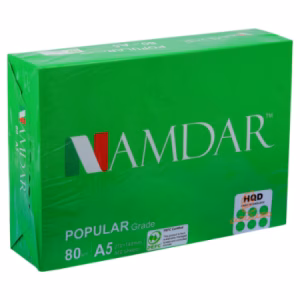 کاغذ 80 گرم A5 ( 500 عددی ) نامدار NAMDAR