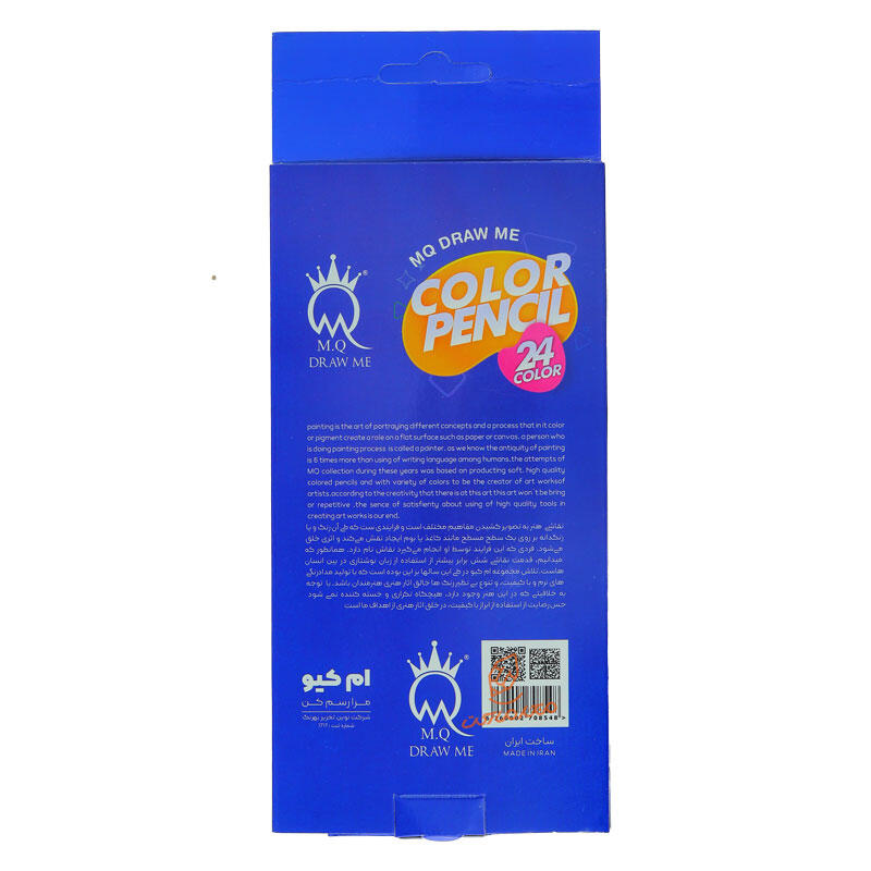 مداد رنگی 24 رنگ 3 گوش جعبه مقوایی ام کیو MQ (3).jpg