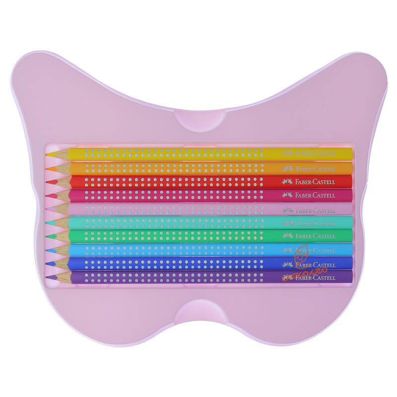 مداد رنگی 20 رنگی جعبه فلزی گریپ اسپارگل فابر کاستل FABERCASTELL (1).jpg