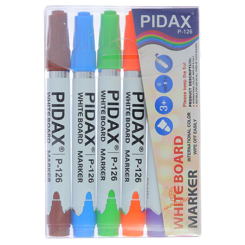 ماژیک وایت برد 6 رنگ P-126 پیداکس PIDAX (2).jpg