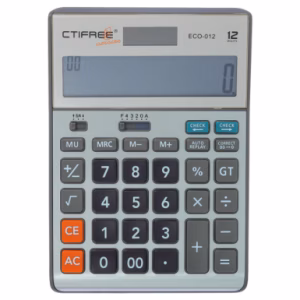 ماشین حساب 12 رقم ECO-012 سیتی فری CTIFREE