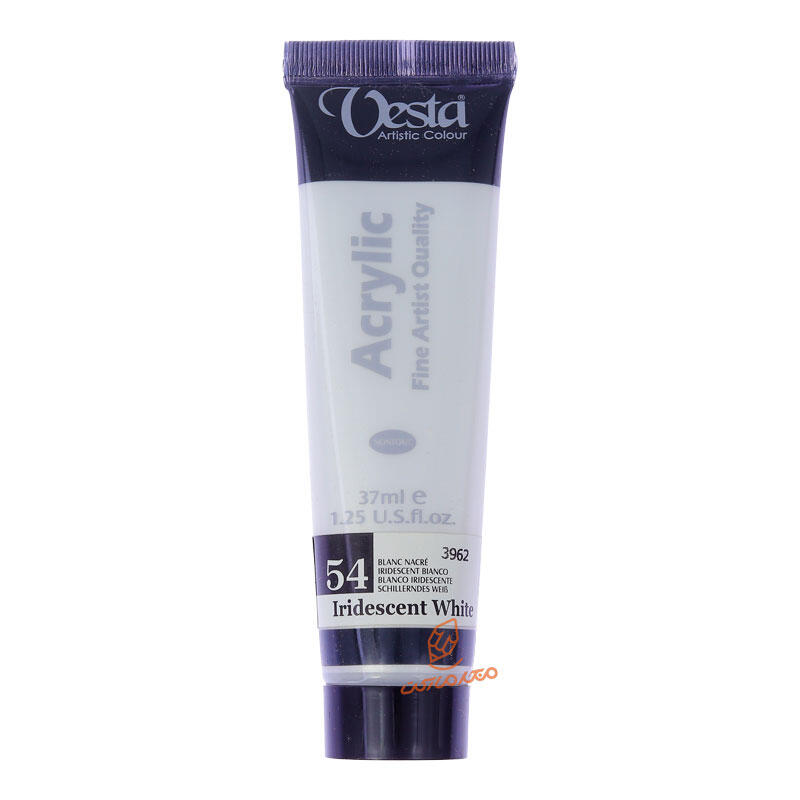 رنگ اکریلیک 37 میل تک رنگ وستا VESTA - lridescent White  54.jpg