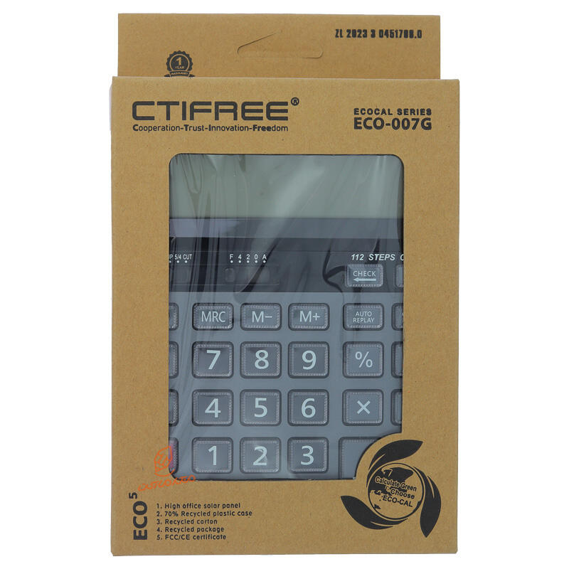 ماشین حساب 14 رقم ECO-007 سیتی فری CTIFREE (2).jpg
