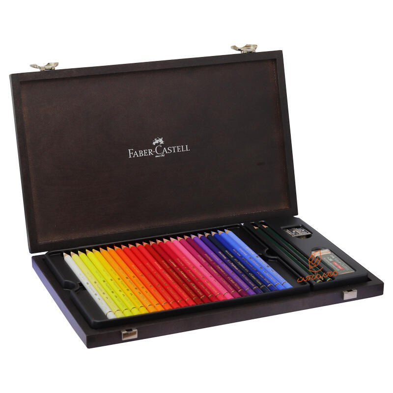 مداد رنگی 48 رنگ پلی کروموس جعبه فلزی فابرکاستل FABERCASTELL (5).jpg