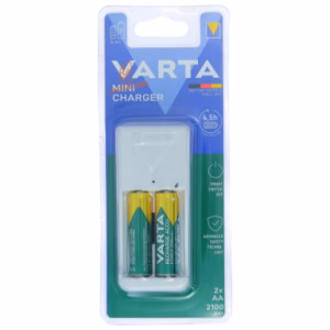 دستگاه شارژ باتری به همراه باتری مدل MINI CHARGER وارتا VARTA