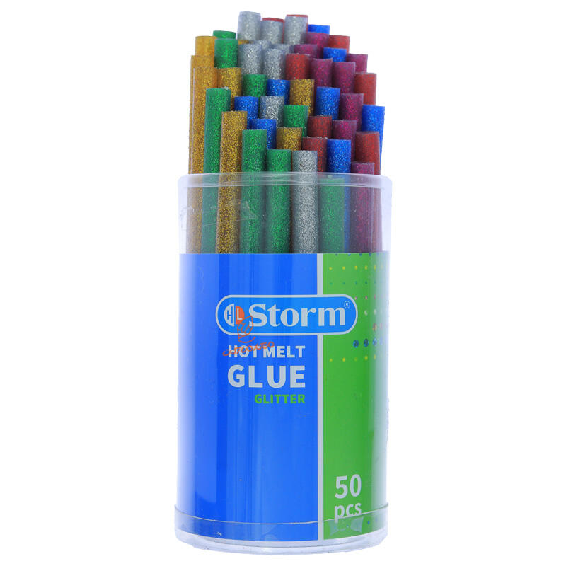 چسب تفنگی رنگی مدل اکلیلی کوچک 50 عددی 0410  (4).jpg