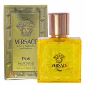 ادوپرفیوم مینیاتوری 30 میل پینک ویژوآل مدل Versace Eros Energy ورساچه اروس انرژی Pink