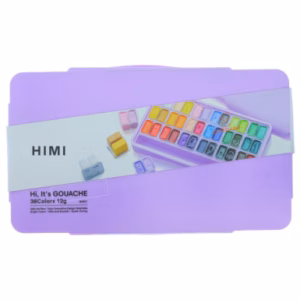 گواش حرفه ای ( ژله ای ) 36 رنگ 12 گرم هیمی HIMI
