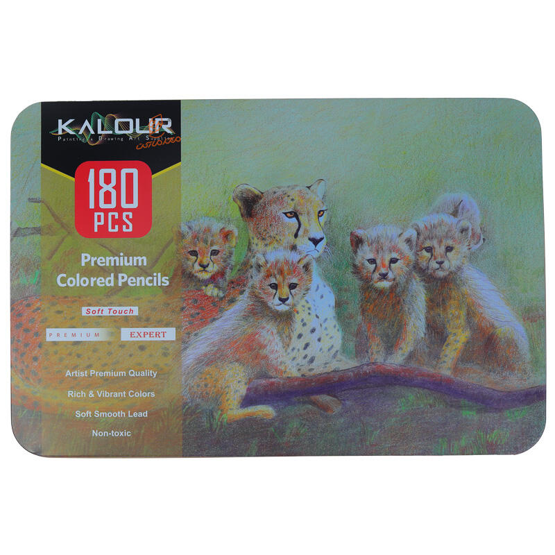 مداد رنگی 180 رنگ طرح یوزپلنگ کالور kalour (2).jpg