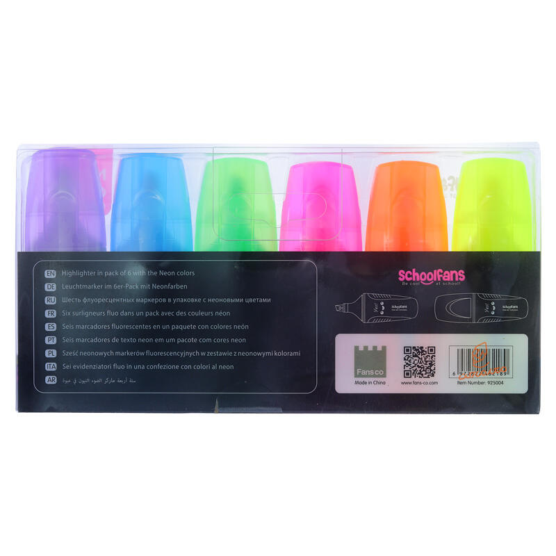 علامت گذار مینی نئونی 6 رنگ 925004 اسکول فنس (1).jpg