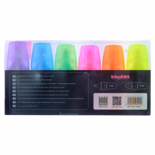 علامت گذار مینی نئونی 6 رنگ 925004 اسکول فنس (1).jpg