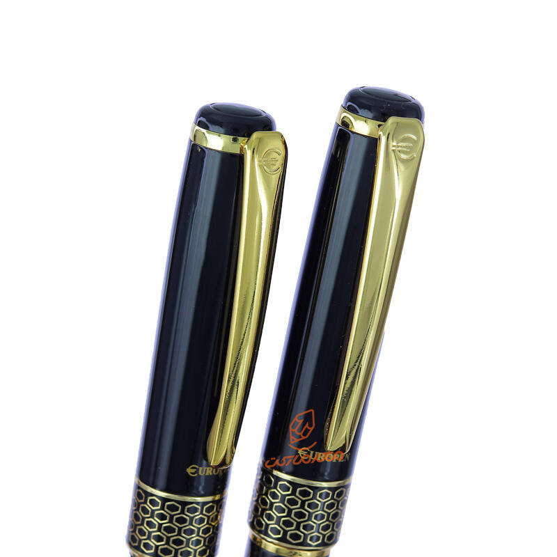 ست خودکار و خودنویس مشکی یوروپن مدل BEE (2).jpg