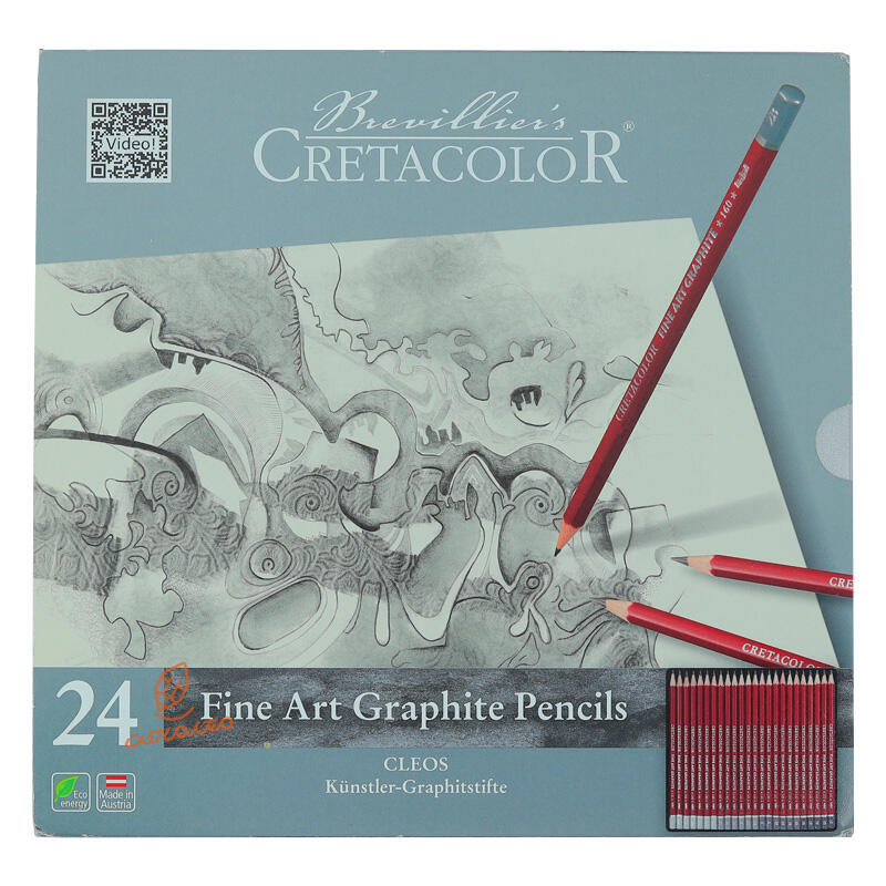ست مداد طراحی 24 عددی مدل فاین آرت 16024 کرتاکالر CRETACOLOR (2).jpg