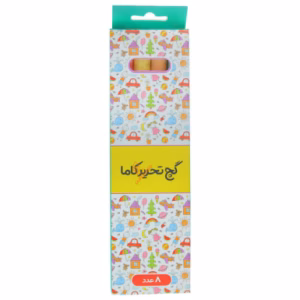 گچ تحریر 8 رنگ جعبه مقوایی کاما