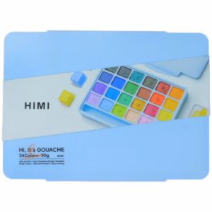 گواش حرفه ای ( ژله ای ) 24 رنگ 30 گرم هیمی HIMI