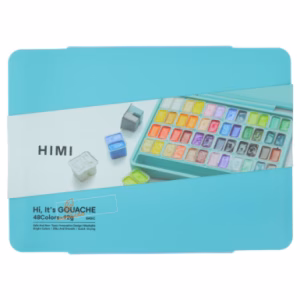 گواش حرفه ای ( ژله ای ) 48 رنگ 12 گرم هیمی HIMI