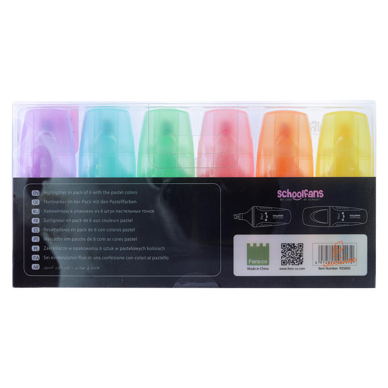 علامت گذار مینی پاستلی 6 رنگ 925003 اسکول فنس (1).jpg
