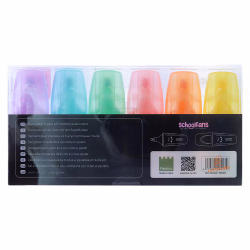 علامت گذار مینی پاستلی 6 رنگ 925003 اسکول فنس (1).jpg