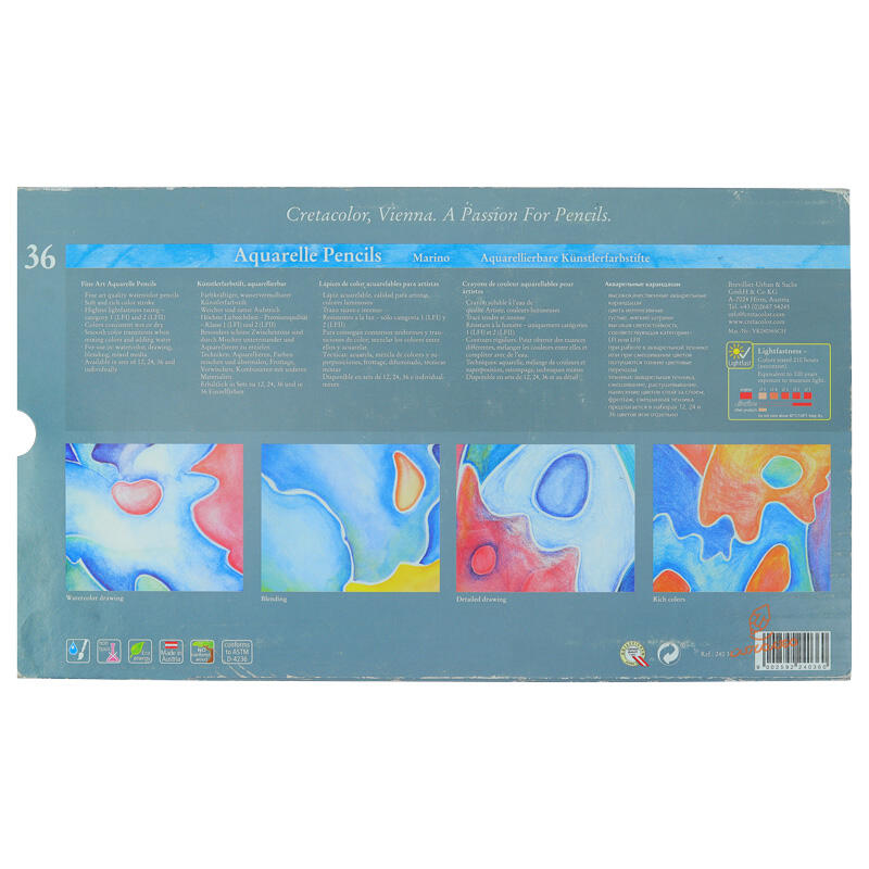 مداد آبرنگی 36 رنگ 24036 جعبه فلزی کرتاکالر CRETACOLOR (1).jpg