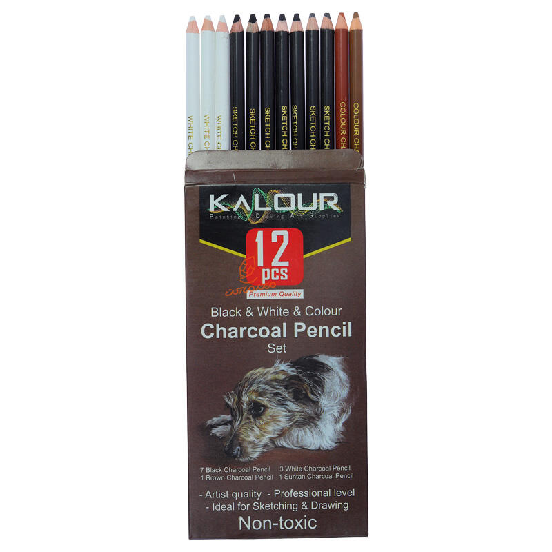 ست مداد کنته 12 عددی رنگی کالور kalour (4).jpg