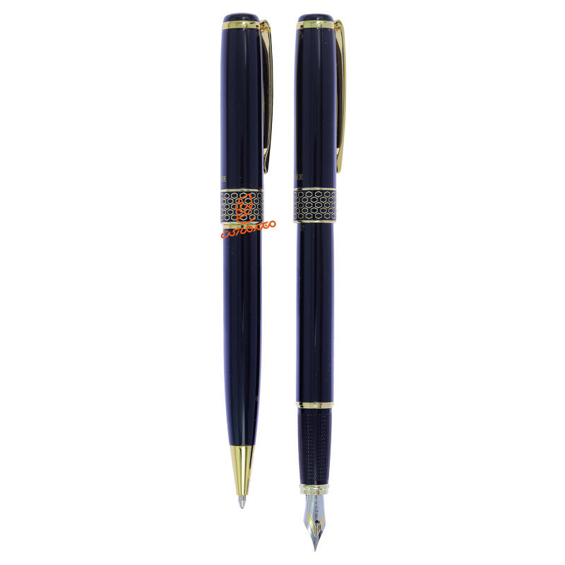 ست خودکار و خودنویس مشکی یوروپن مدل BEE (3).jpg