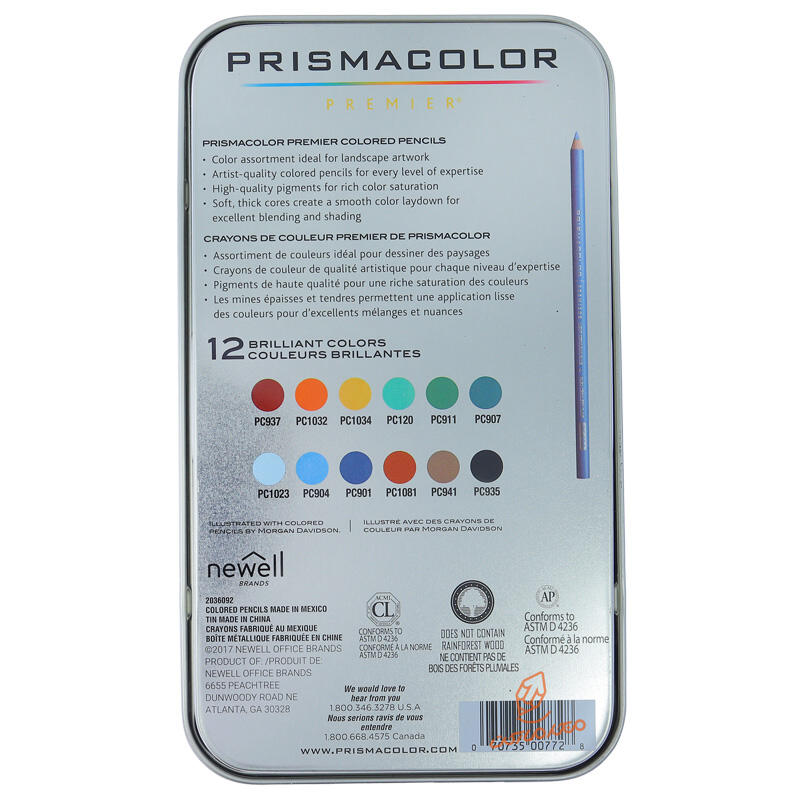 مداد رنگی 12 رنگ مدل منظره پریسما کالر PRISMACOLOR (5).jpg
