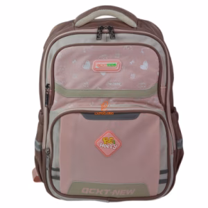 کوله پشتی فانتزی تک زیپ کد 3332-Pink مدل Happy