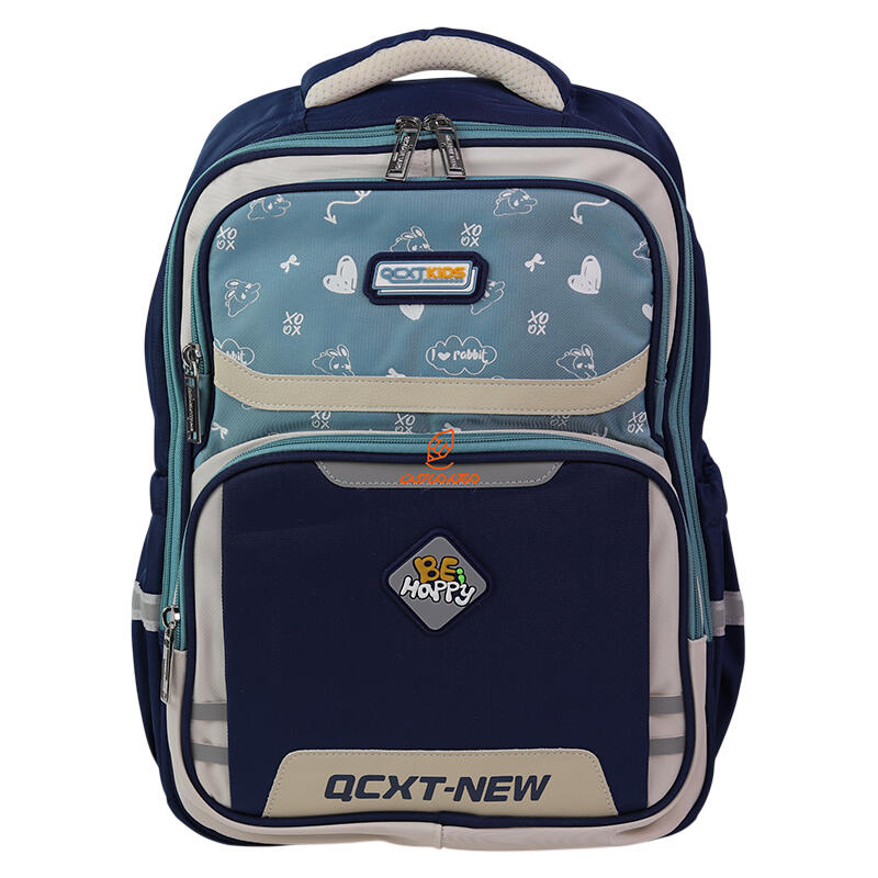کوله پشتی فانتزی تک زیپ کد 3332-Blue مدل Happy (2).jpg