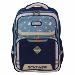 کوله پشتی فانتزی تک زیپ کد 3332-Blue مدل Happy