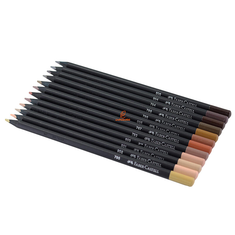 مداد رنگی 12 رنگ طیف پوست فابر کاستل مدل بلک ادیشن FABERCASTELL (1).jpg